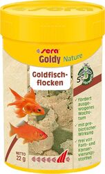 sera Goldy Nature 100 ml | Goldfischfutter für gesundes Wachstum & prächtige Far