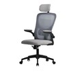 Bürostuhl Chefsessel Ergonomisch Drehstuhl Grau Schreibtischstuhl Computerstuhl