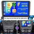 Für Audi A3 S3 RS3 8P 8V 9" Apple Carplay Android13 Autoradio GPS BT Navi Kamera