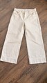 & OTHER STORIES Verkürzte Jeans Weites Bein Creme Gr. 42