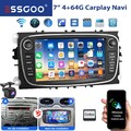Für Ford Focus Mondeo Mk4 S/C-Max Galaxy Autoradio Android 13 GPS WIFI KAM 4+64G