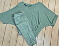 Pullover MUSTHAVE Strick  FEINSTRICK uni khaki grün 36 - 42 One Size