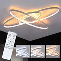 Modern LED Deckenleuchten Dimmbar Deckenlampe Wohnzimmer Küche Flur Lampe Mit FB