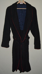  Herren marineblau The Andover Shop Ankleid Robe Wolle & Kaschmir Größe Medium