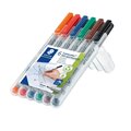 STAEDTLER® Lumocolor® non-permanent pen 316 Universalstift F, Box mit 6 Stiften