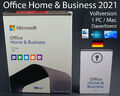 Microsoft Office Home & Business 2021 Vollversion Box 1 PC/Mac DE/ML OVP NEU