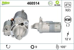 VALEO Starter Anlasser Startanlage ohne Pfand VALEO RE-GEN AT 460514
