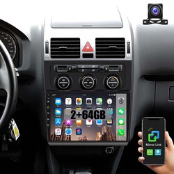 Für VW Touran 1T1 1T2 1T3 2003-2010 Android14 Autoradio GPS NAVI WIFI 64GB KAM