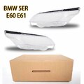2x Xenon Scheinwerferglas Streuscheibe L & R Mit LED Für BMW 5er E60 E61 520 530