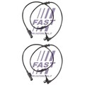 2X FAST ABS-SENSOR RADDREHZAHL VORNE BEIDSEITIG PASSEND FÜR MERCEDES-BENZ
