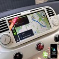 Für Fiat 500 2007-2015 Android14 Autoradio Apple Carplay Navi RDS Bluetooth WIFI
