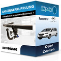 AUTO HAK Anhängekupplung abnehmbar passend für Opel Combo 06.2018-jetzt AHK
