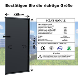 Solarpanel Solarmodul 12Volt 50 100 120 130 150 170 200 Watt Mono Photovoltaik⭐50W bis 200W⭐12V/18V⭐Monokristallin⭐0% MwSt⭐TOP Preis！
