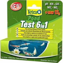 Tetra Teich Test 6in1 Streifen Essential Wasser Qualität Parameter IN 60 Seconds