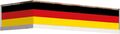 Amscan XXL Fahne 5 Meter Balkonumrandung Balkonsichtschutz Deutschland WM 2022