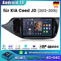 8-Kern Android 13 Autoradio 9"GPS Navi Carplay 4G+64GB Für Kia Ceed JD 2012-2016