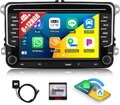 6+128GB Android 15 Autoradio Carplay GPS für VW GOLF 5 6 Plus Polo Passat Touran