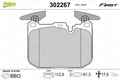 VALEO Bremsbelagsatz, Scheibenbremse 302267 für BMW