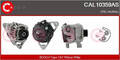 Lichtmaschine mit Keilrippenriemenscheibe CAL10359AS CASCO für OPEL AGILA