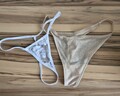  Damen Set 3 Stk Spitze V-String Sexy Höschen Tanga  Unterwäsche Gr. S 