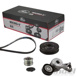 GATES Micro-V Kit KEILRIPPENRIEMEN-SATZ passend für AUDI A3 TT SEAT LEON TOLEDO