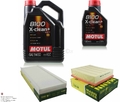 MANN-FILTER Inspektionspaket Motul 6L 5W-30 für Audi A4 1.6 1.8 VW Passat