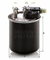 MANN-FILTER Kraftstofffilter (WK 820/14) für INFINITI Q30 MERCEDES-BENZ
