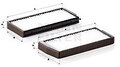 MANN-FILTER CU 24 000-2 Innenraumfilter Filter Pollenfilter für MAZDA