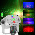 480Muster RGB LED Licht Projektor RG Laser Bühnenlicht USB Party DJ Disco Lampe