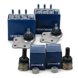 4x LEMFÖRDER Traggelenke für MERCEDES W211 S211 C219 vorne unten innen + oben