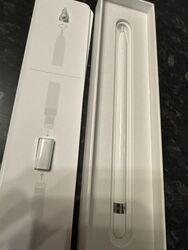 Apple Pencil 1. Gen A1603 für iPad in Top Zustand & Adapter