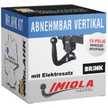 Für VW Passat B6 05-10 Anhängerkupplung vert. abnehmbar + 13pol spezifisch