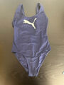 #A207: PUMA Swim Damen Badeanzug Schwimmanzug Bademode navy blau Gr. L