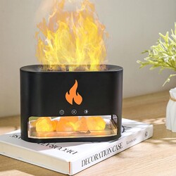 Aroma Diffuser mit LED Kamin Duftöl Diffusor für Ätherische Öle mit 7 Farben DHL