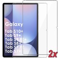 2x 9H Schutzglas für Samsung Galaxy Tab S10+ /S9 FE+/ S9+ /S8+ /S7+ /S7 FE 12,4