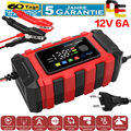 12V Auto Batterie Ladegerät Lithium LiFePO4 Vollautomatisches Reparatur AGM GEL