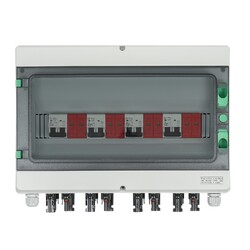 Solar Anschlusskasten DC 1/2/3/4-String PV Anlage mit Solarstecker Solarpanel