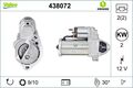 VALEO 438072 ANLASSER STARTER für AUDI SEAT SKODA VW