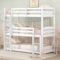 Etagenbett Kinderbett teilbar Dreifach Hochbett 90x200cm Stockbett Lattenroste