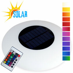 @tec Poolleuchte LED Poolbeleuchtung Teichbeleuchtung Schwimmlampe Solar Licht