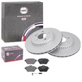 ABS BREMSSCHEIBEN + BELÄGE HINTEN passend für MERCEDES E-KLASSE W213 C238 A238