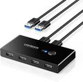 UGREEN USB Switch 2 in 4 Out USB Umschalter Für 2-PC Teilen 4 Usb-Geräte Drucker