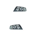 Halogen Scheinwerfer Set links & rechts H1/H7 schwarz für Skoda Octavia II Combi