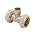 Klemmring Schraubfitting T-Stück 32 x 16 x 32 mm Mehrschicht-Alu-Verbundrohr