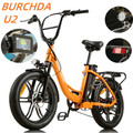 20''Elektrofahrrad Klapprad City e-bike Pedelec 15Ah Shimano 7 Gange BURCHDA U2