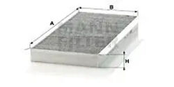 Innenraumfilter Aktivkohlefilter CUK 3567 MANN-FILTER für FORD FOCUS I