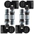 4x TPMS Reifendrucksensoren Metallventil Gunmetal für Mercedes C Klasse GLA Klas