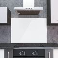 Spritzschutz Küche Küchenrückwand Küchenspiegel aus 3mm Aluverbund weiß RAL9016
