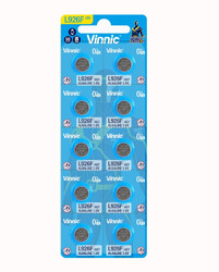 10 x Vinnic AG7 LR926 Knopf Zellen Uhrenbatterie G7/AG7/L926/SR926/SR57/399/543