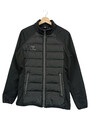 Hummel Steppjacke Herren Schwarz Gr. M Sportlich Freizeit Klassisch Uni Logo